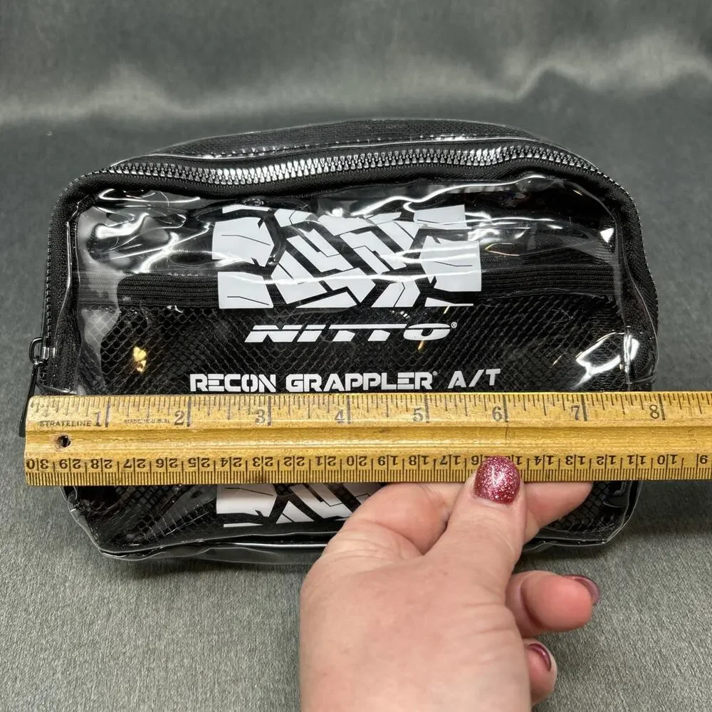 Nitto Recon Grappler AT Clear Hip Sack Fanny Pack Adjustable Belt Stadium Bag